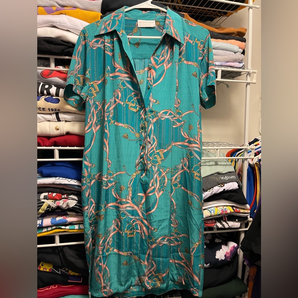 Women’s vintage throw on dress